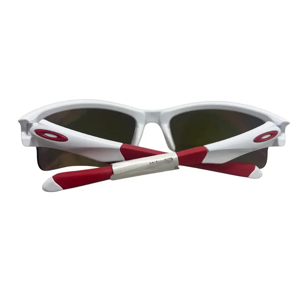 Oakley Quarterly Jacket Youth Fit Polished White Fire Iridium Sunglasses